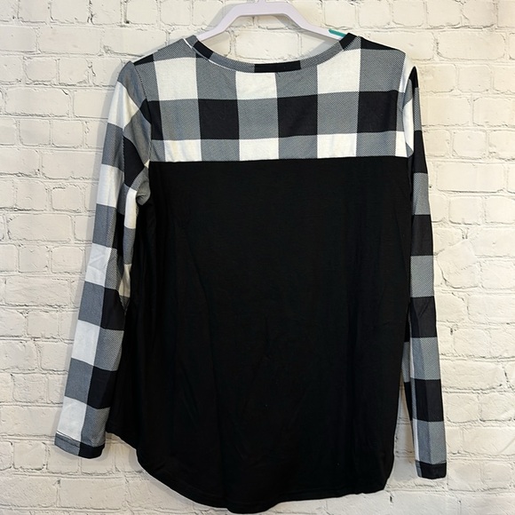 Nwot Amazon long sleeve black top - Picture 5 of 6